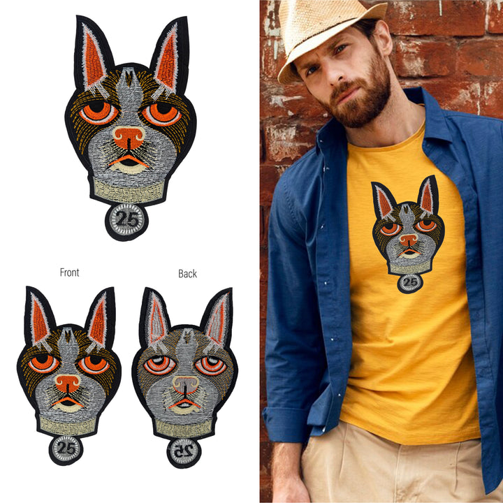 Intricate Dog Face Patch