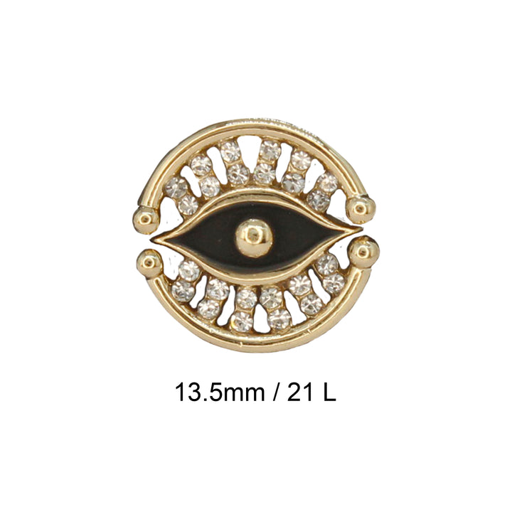 Blessing Evil Eye Design Button