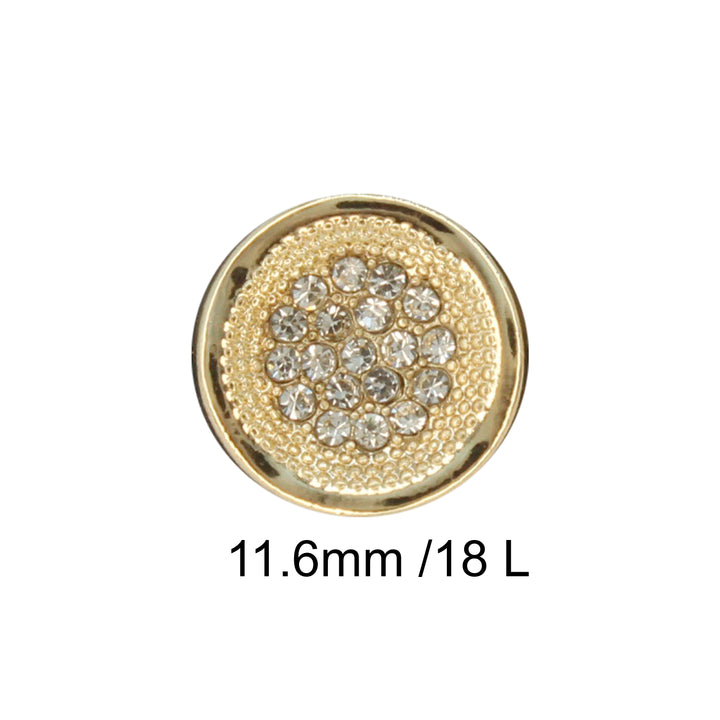 Luxurious Diamond Metal Buttons