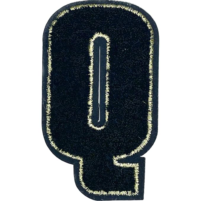Letter J Hot fix Or Sew Patch