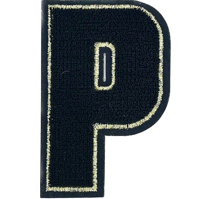 Letter J Hot fix Or Sew Patch