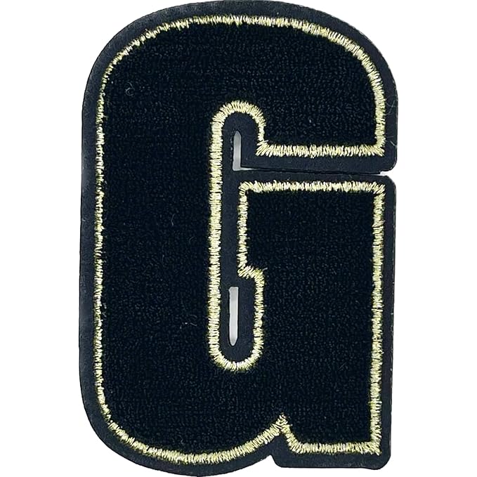 Letter J Hot fix Or Sew Patch