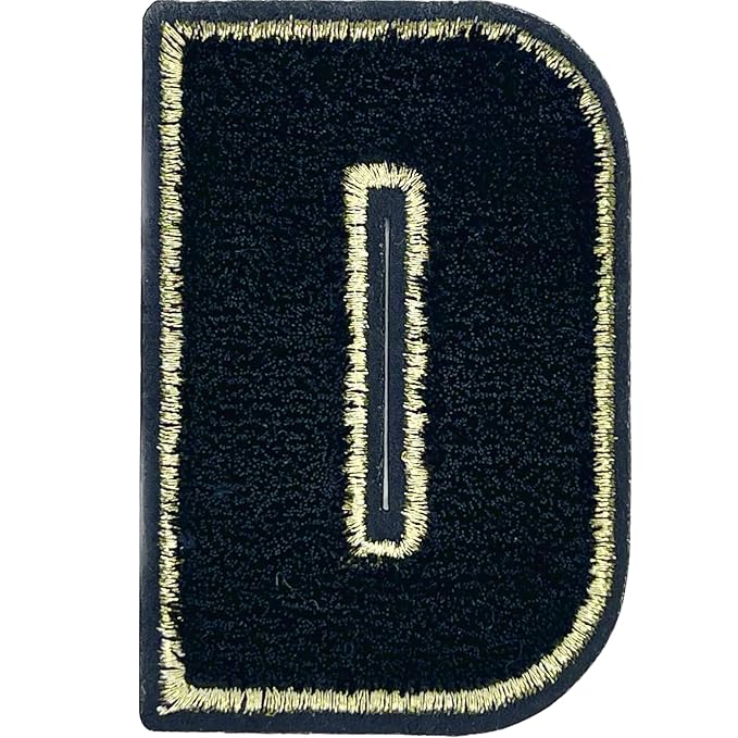Letter J Hot fix Or Sew Patch