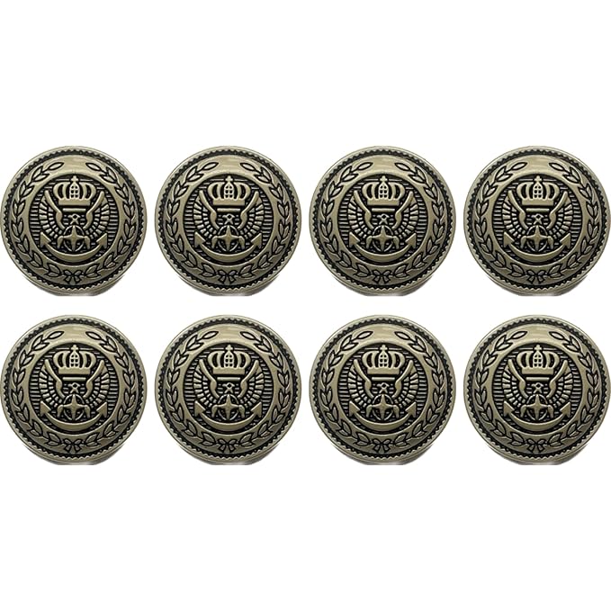 Maritime Majesty Metal Buttons