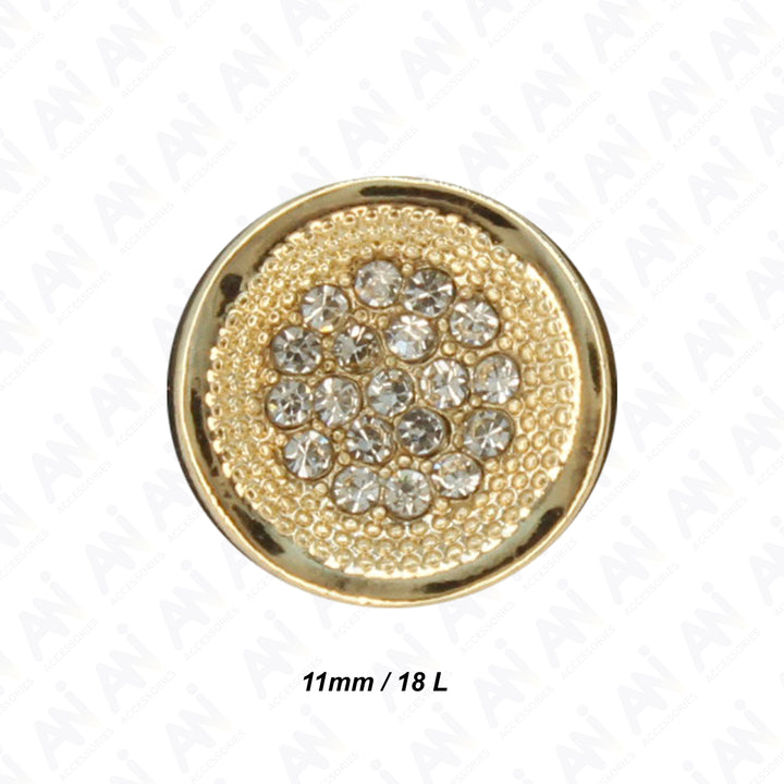 Luxurious Diamond Metal Buttons