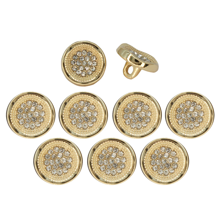 Luxurious Diamond Metal Buttons