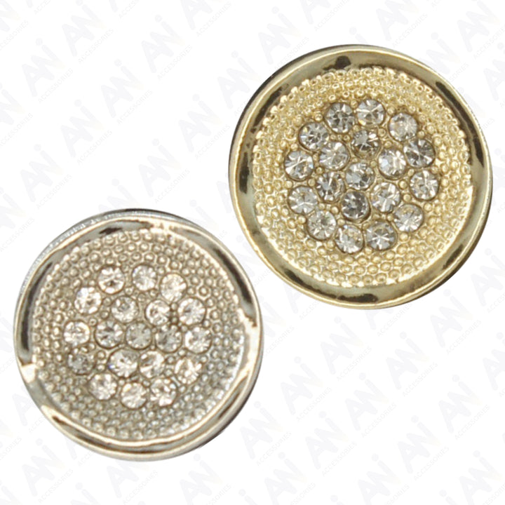Luxurious Diamond Metal Buttons