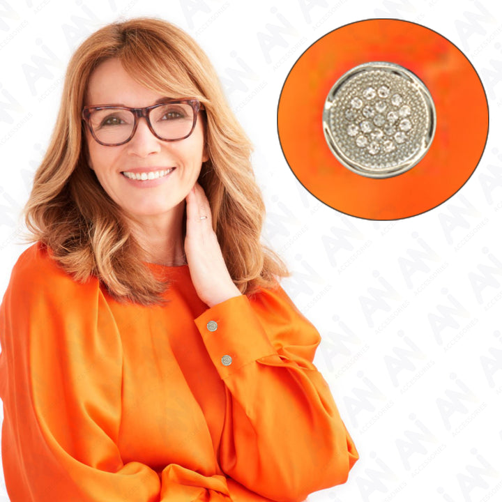 Luxurious Diamond Metal Buttons