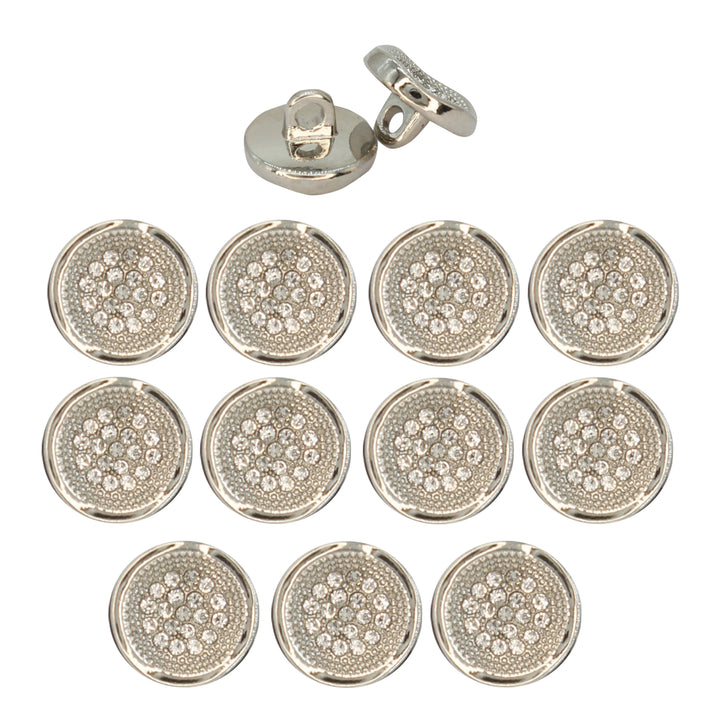 Luxurious Diamond Metal Buttons