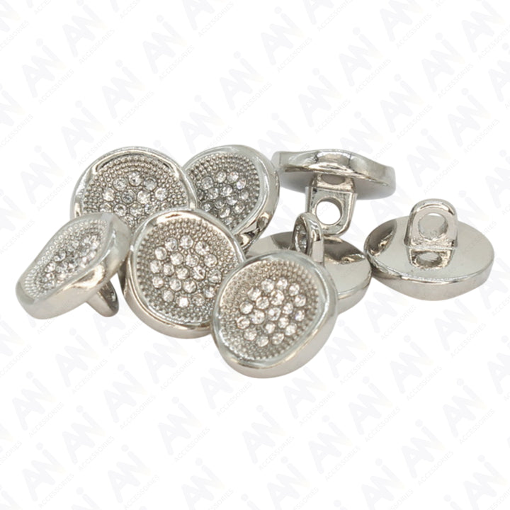 Luxurious Diamond Metal Buttons
