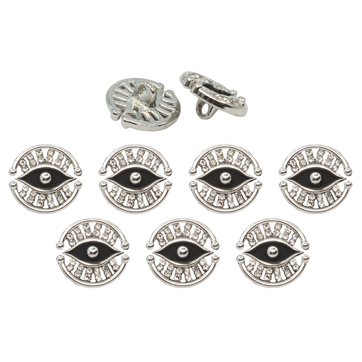 Blessing Evil Eye Design Button