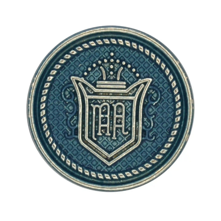 Baroque Engraved Metal Buttons