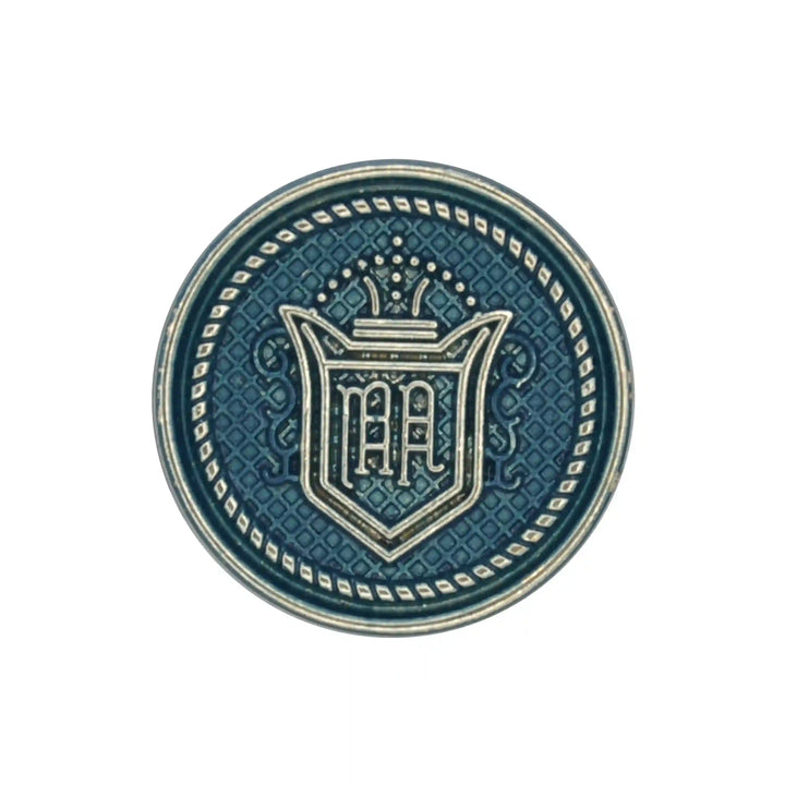Baroque Engraved Metal Buttons