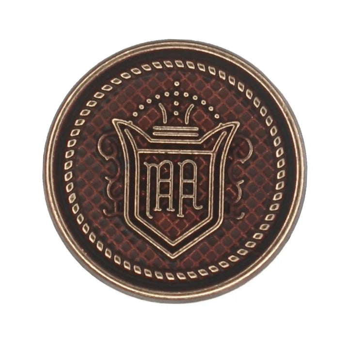 Baroque Engraved Metal Buttons