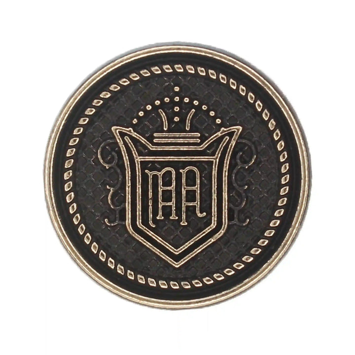 Baroque Engraved Metal Buttons
