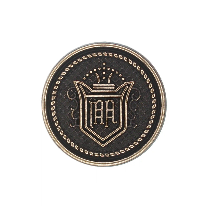 Baroque Engraved Metal Buttons