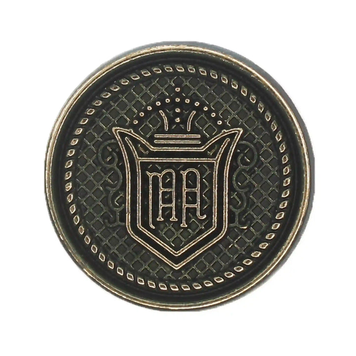 Baroque Engraved Metal Buttons
