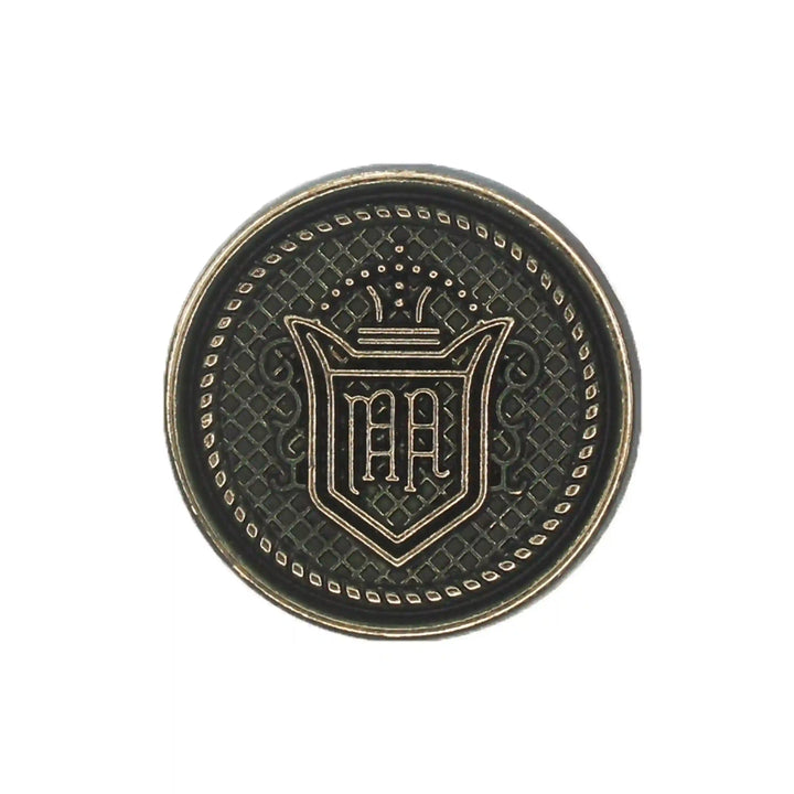 Baroque Engraved Metal Buttons