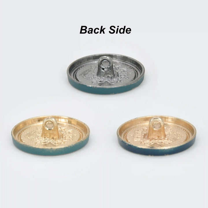 Baroque Engraved Metal Buttons
