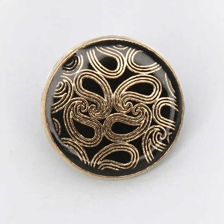 Paisley Metal Buttons