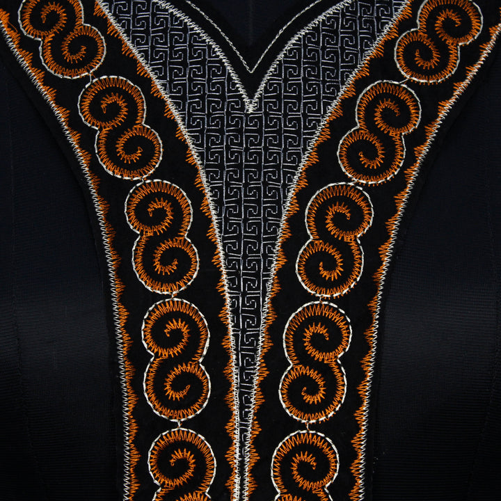 Swirl Symphony neckline