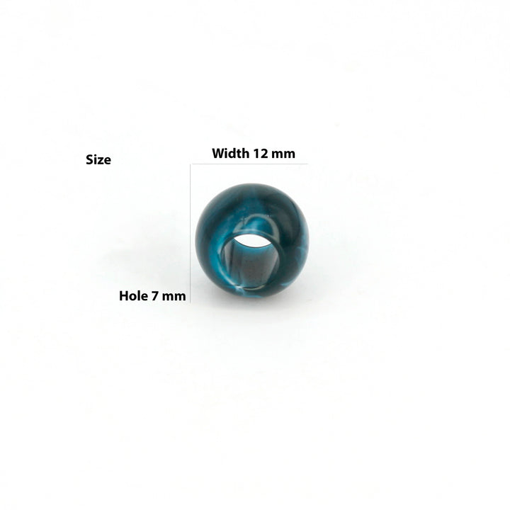 Swirled Style Resin Beads