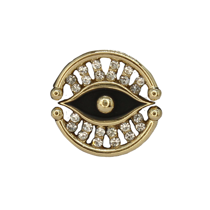 Blessing Evil Eye Design Button