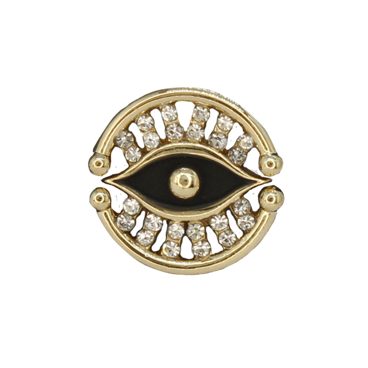 Blessing Evil Eye Design Button