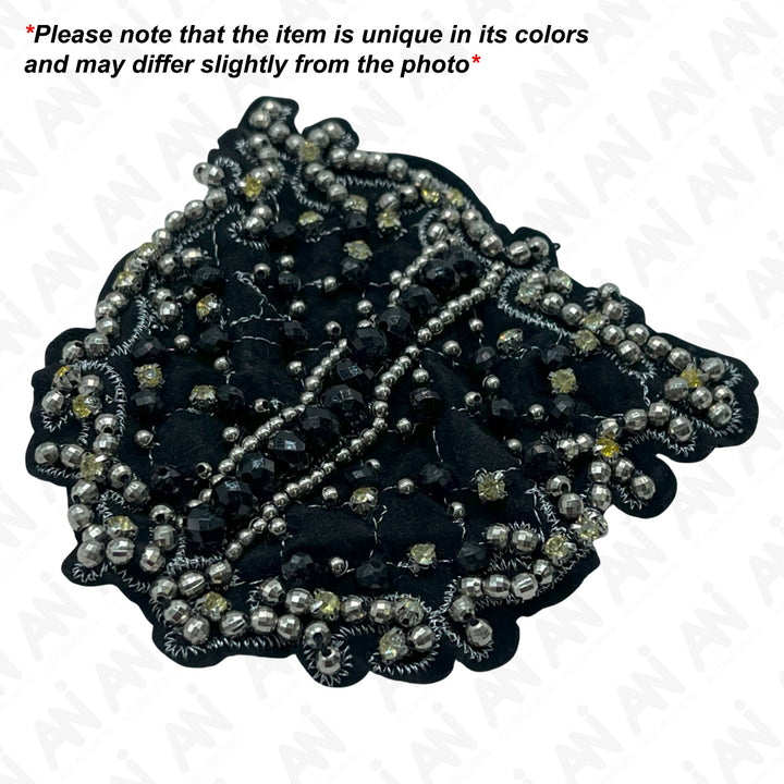 Intricate Intaglio Beaded Sew Patch