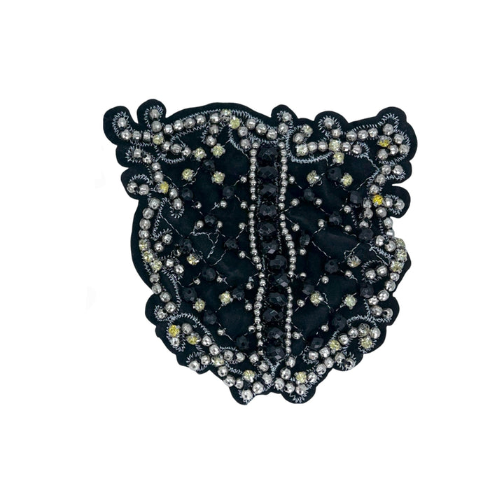 Intricate Intaglio Beaded Sew Patch