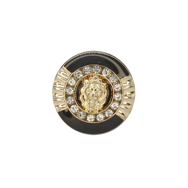 Lion Rhinestone Shirt Buttons