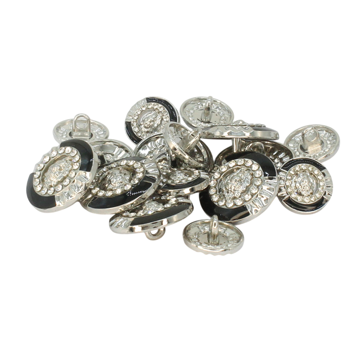Lion Rhinestone Shirt Buttons