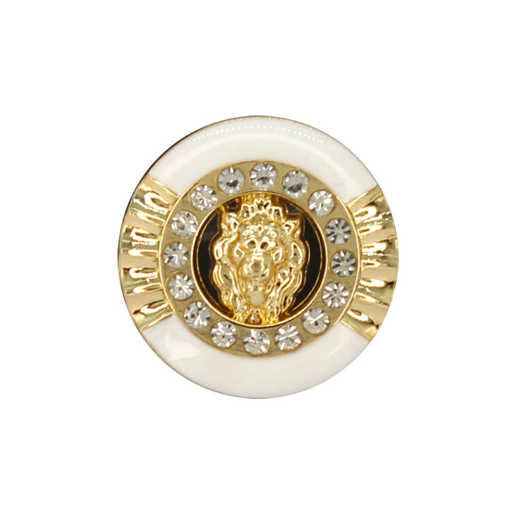 Lion Rhinestone Shirt Buttons