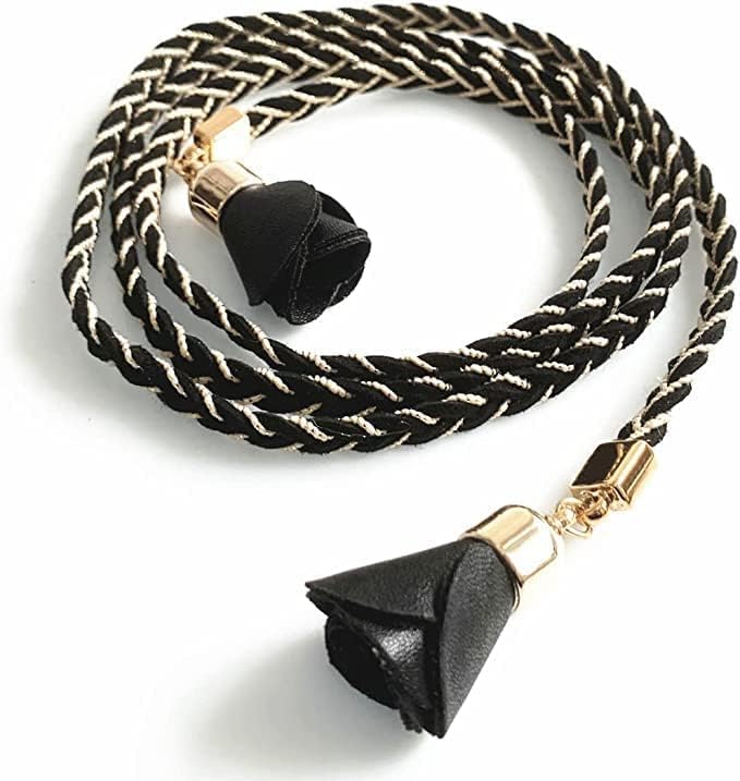 Rope Cord Tassel Belt