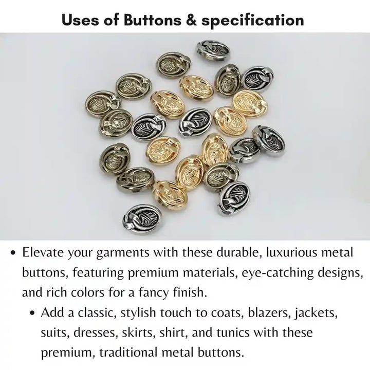 Woven Loop Buttons | 28mm, 24mm & 18mm(28L)