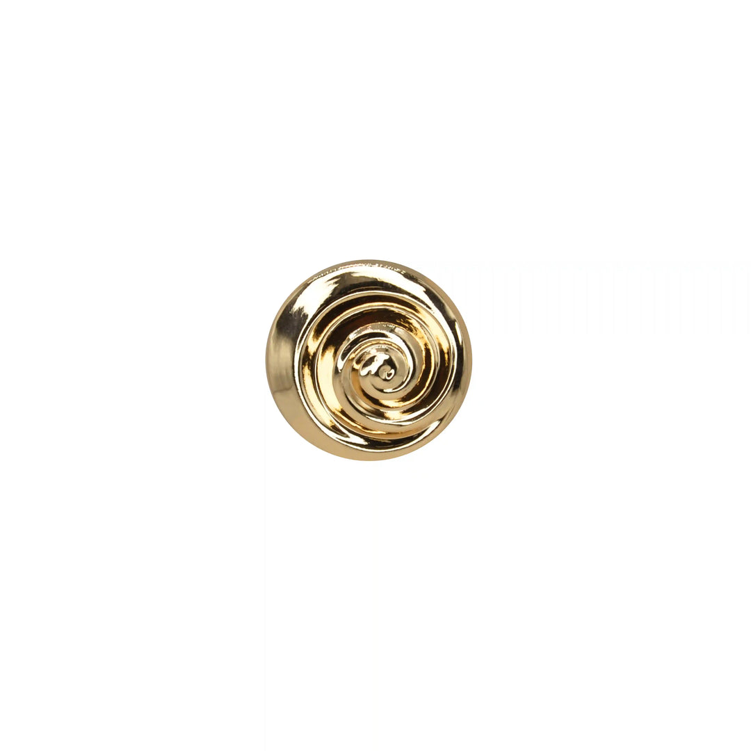 Spiral Style Metal Buttons | 23mm, 18mm & 15mm