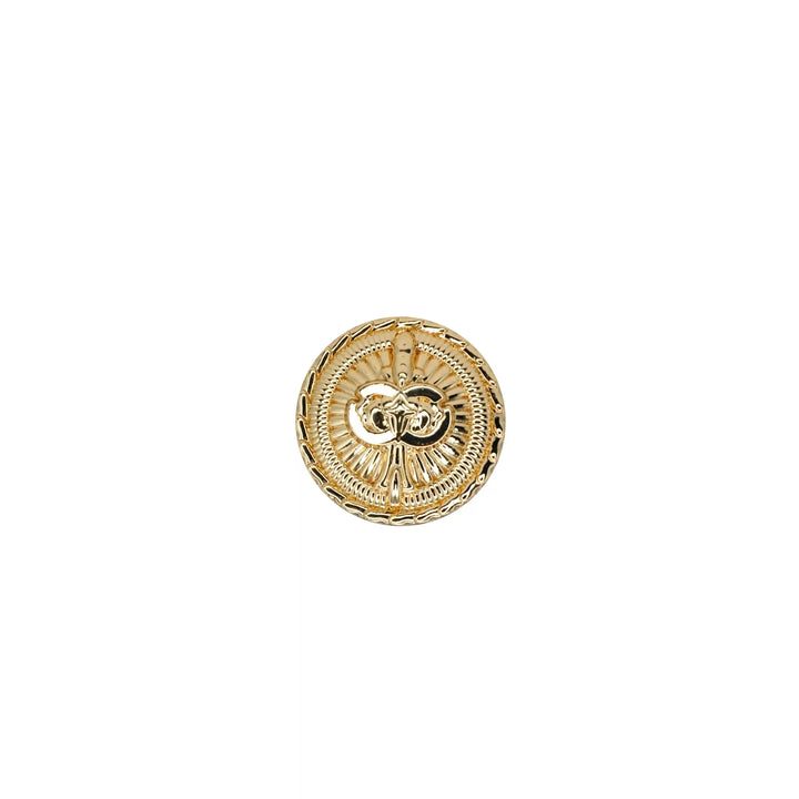 Fleur-de-Lis Medallion Button | 23mm & 18mm
