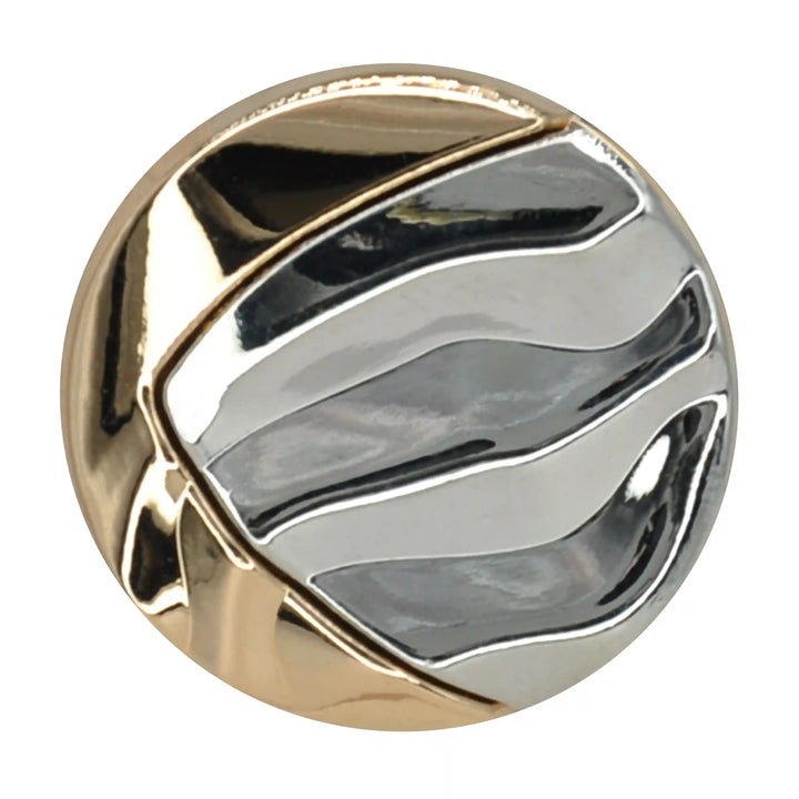 Weavy V Style Metal Buttons | 18mm(28L) & 23mm(36L)