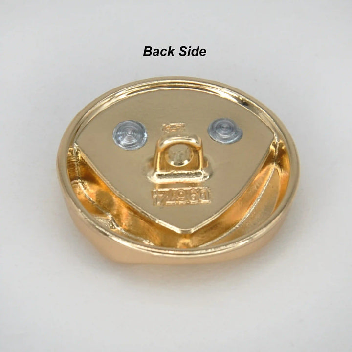 Weavy V Style Metal Buttons | 18mm(28L) & 23mm(36L)