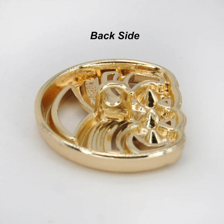 Molten Rhinestone Metal Button | 18mm(28L) & 23mm(36L)