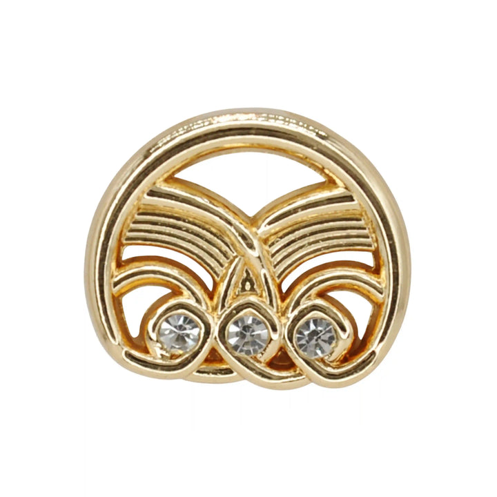 Molten Rhinestone Metal Button | 18mm(28L) & 23mm(36L)