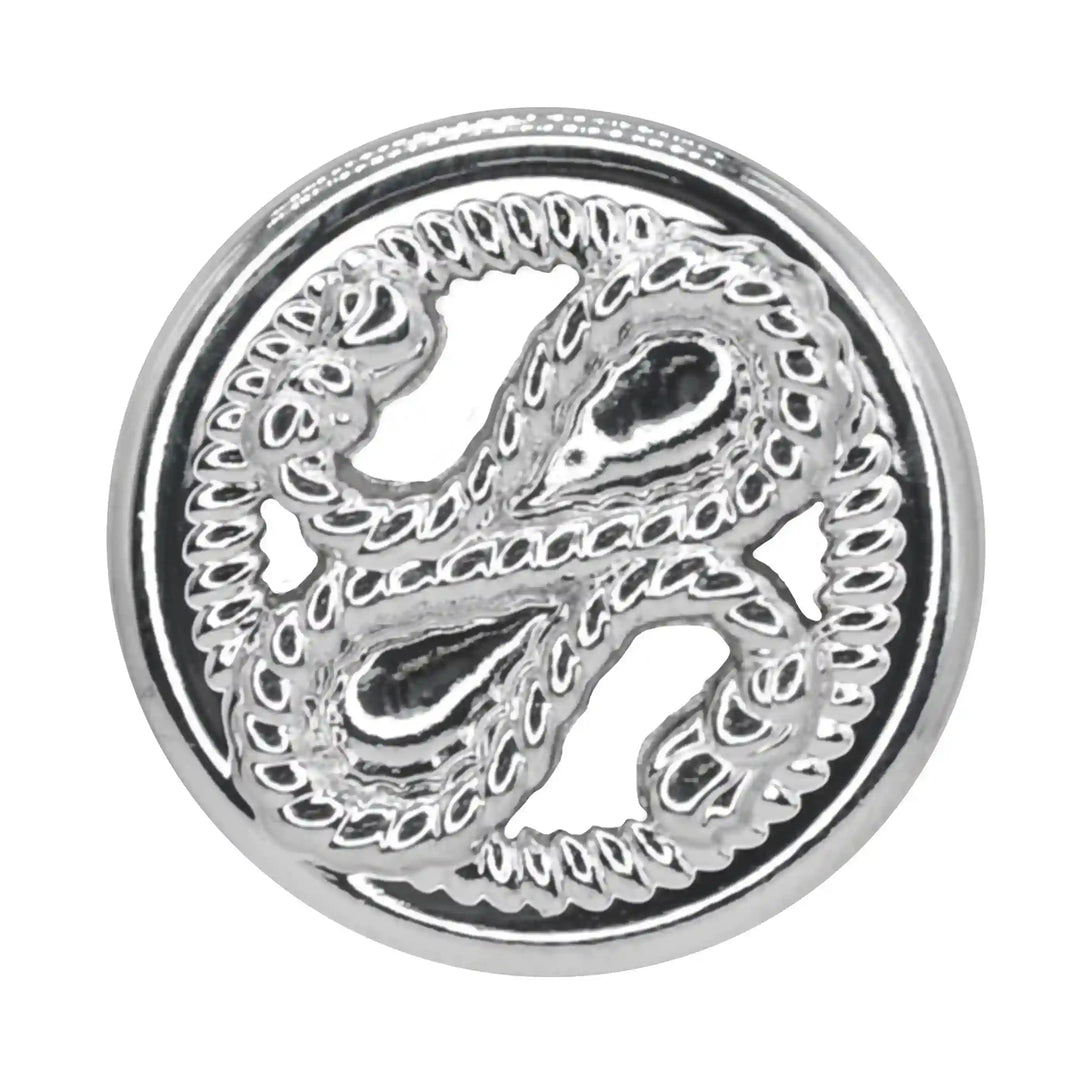 Intertwined Rope Monogram Button | 23mm & 18mm