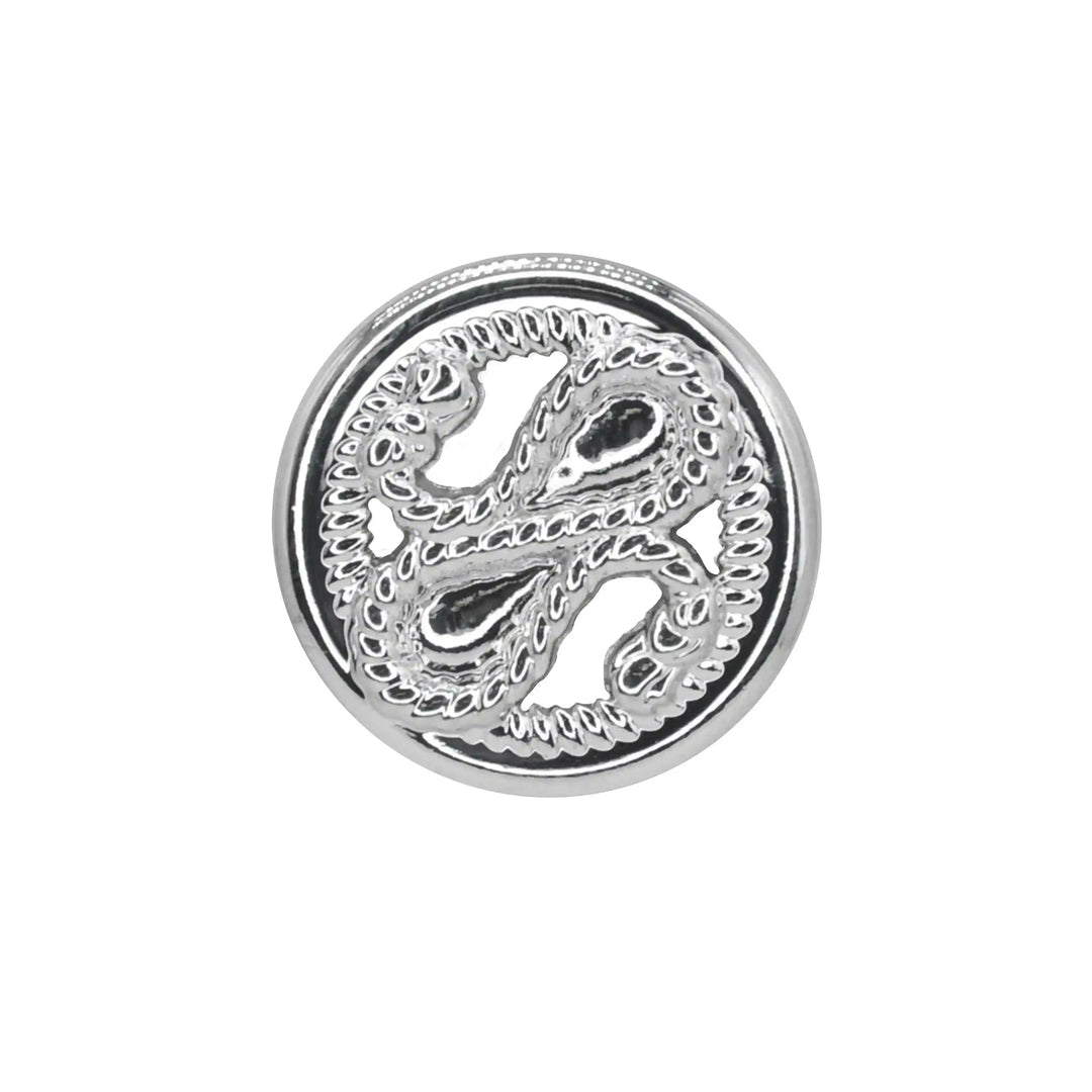 Intertwined Rope Monogram Button | 23mm & 18mm