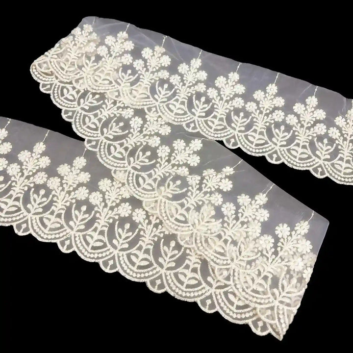 Botanical Vine Organza Lace | 2 Meters | CE-18