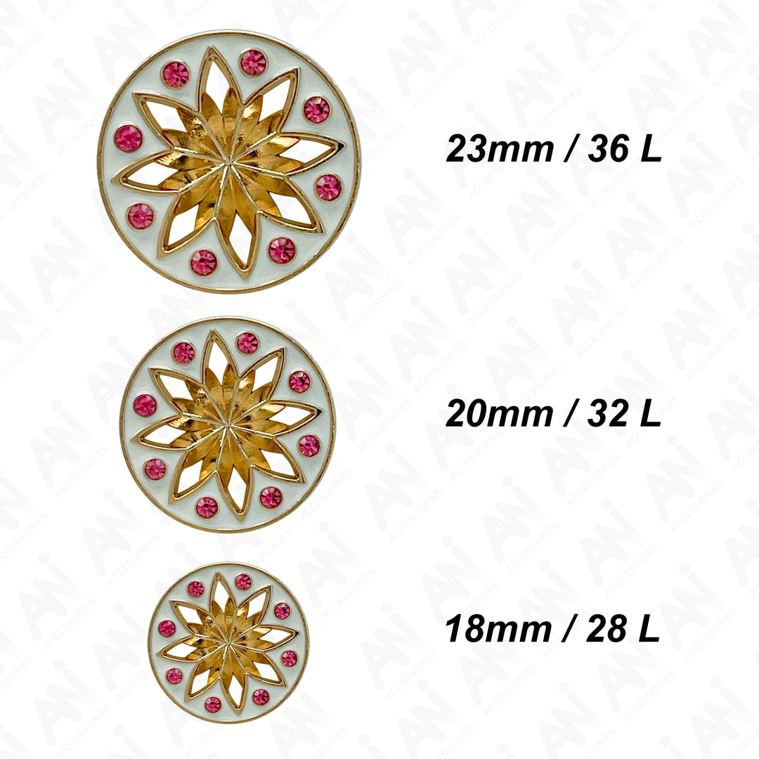 Elegant Star Metal Buttons