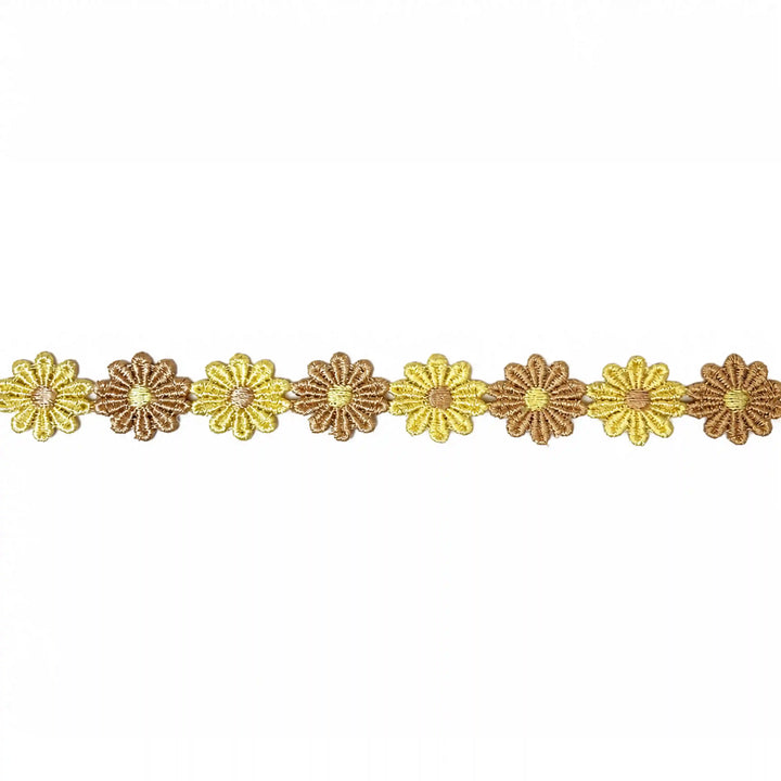 Yellow Daisy Trim Lace