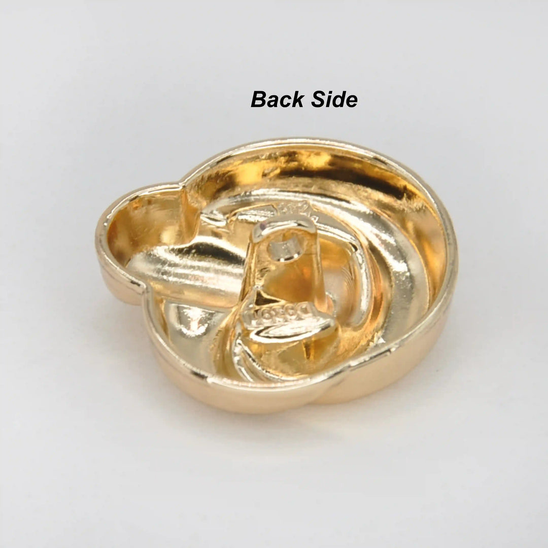 Knoted Design Metal Buttons | 23mm & 15mm