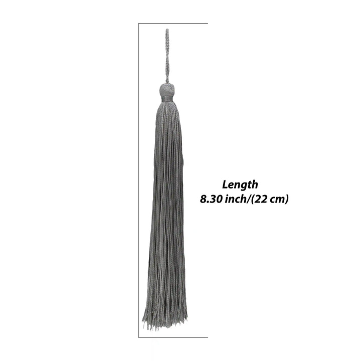 Charcoal Grey Tassel