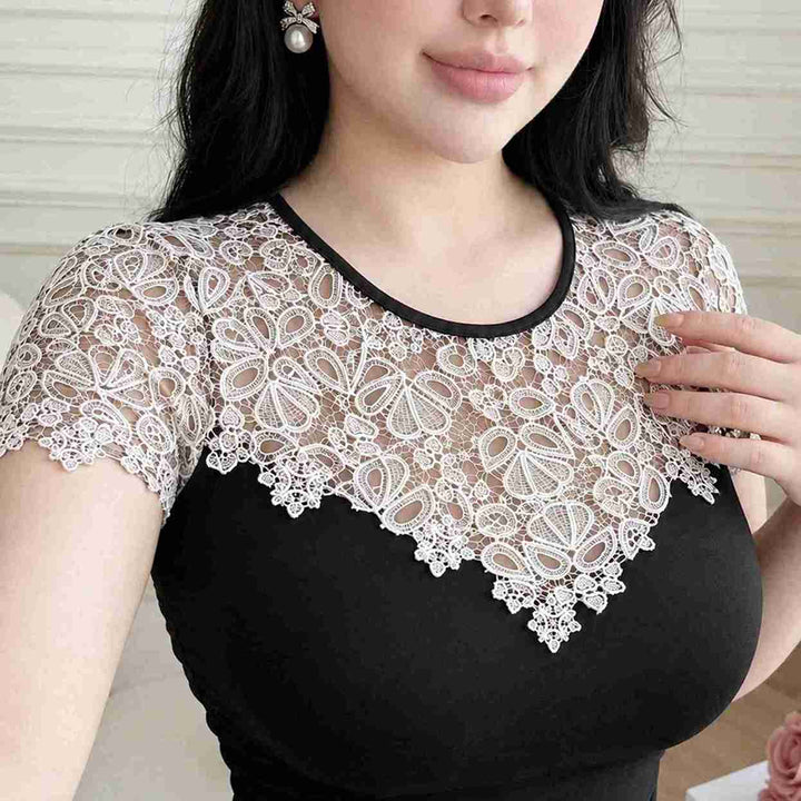 Italian Teardrop Petal Eyelash Lace Trim | Width 22cm (8.6 Inches) 220mm | 2 Meters