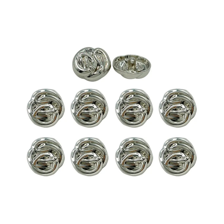Modern Design Shank Metal Buttons | 15mm, 18mm & 23mm